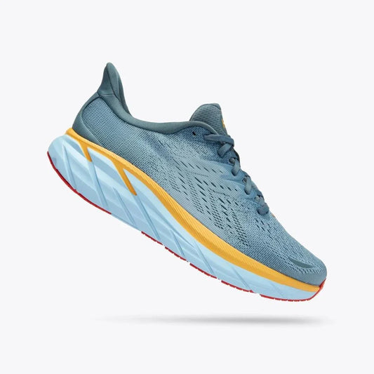 Hoka Women's Clifton 8 - Goblin Blue / Mountain Spring