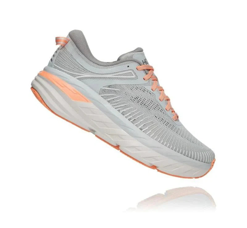 Hoka Women's Bondi 7 HARBOR MIST / SHARKSKIN