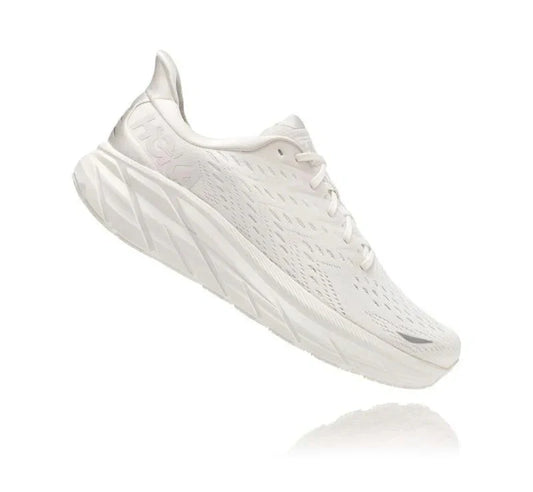 Hoka Men's Clifton 8 WHITE / WHITE