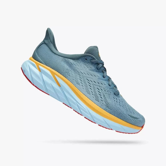 Hoka Women's Clifton 8 - Goblin Blue / Mountain Spring