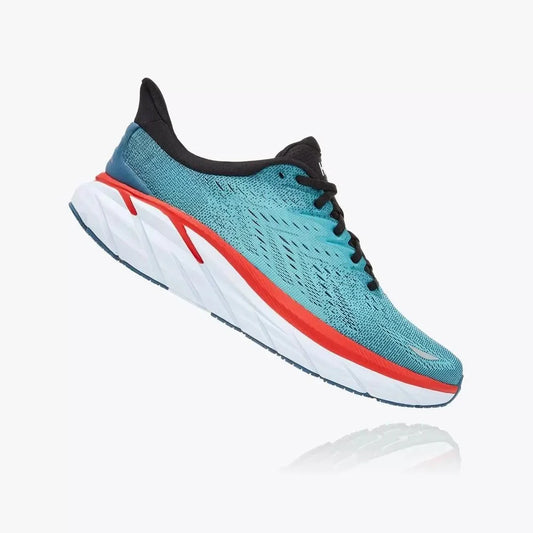 Hoka Women's Clifton 8 - Real Teal / Aquarelle