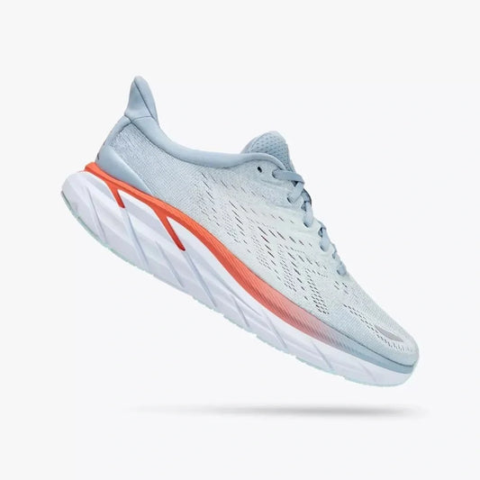 Hoka Women's Clifton 8 - Blue Fog / Plein Air